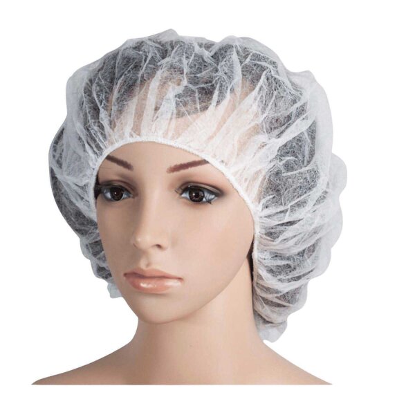 Medi-Inn Barett-Hauben, weiß, (100 St. im Beutel)