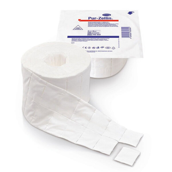 Pur-Zellin® 4 x 5 cm unsteril Rolle zu 500 Stück
