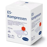 ES-Kompressen unsteril 8f 10x10 cm, 100 Stück