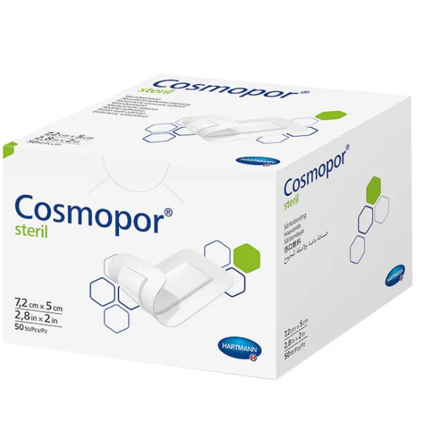 Cosmopor steril 7,2x5 cm, 50 Stück