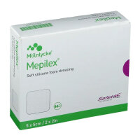 Mepilex 5 x 5 cm steriler Schaumverband, 5 Stück