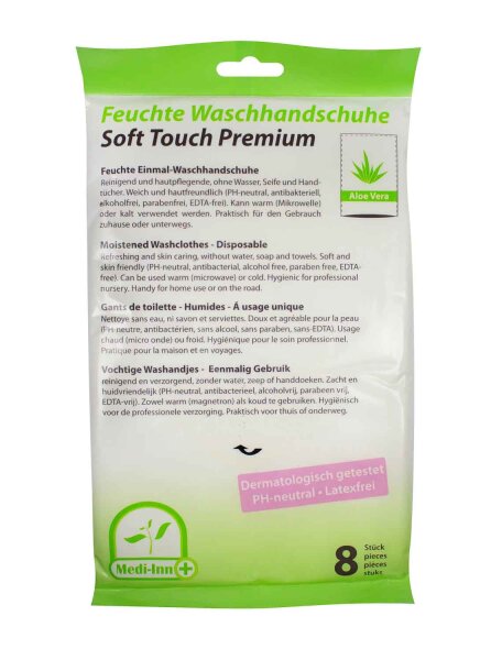 MEDI-INN feuchte Waschhandschuhe PREMIUM (8 Stück)