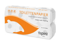 TAPIRA Plus Toilettenpapier I 2-lagig I hochweiß I...