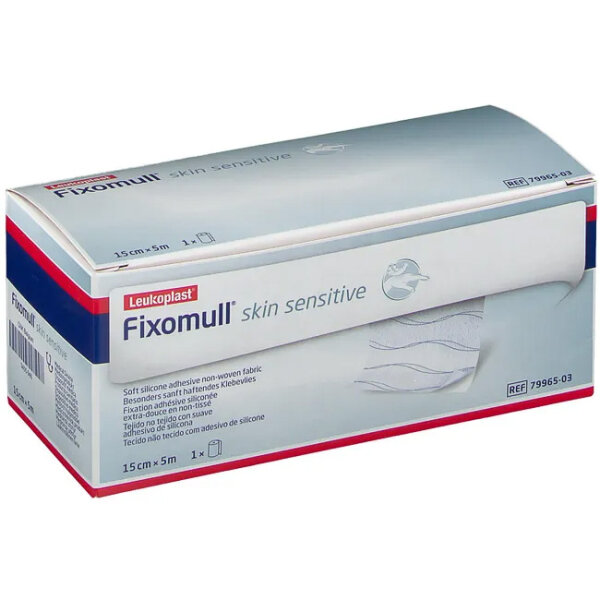 Fixomull skin sensitive 5 m x 15 cm, 1 Rolle