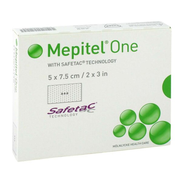 Mepitel one einseitig beschichtete Silikonwundauflage 5 x 7,5 cm steril 10 Stück