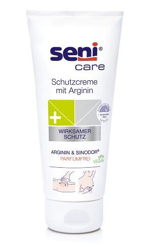 Seni Care Hautschutzcreme mit Arginin, 200ml Tube