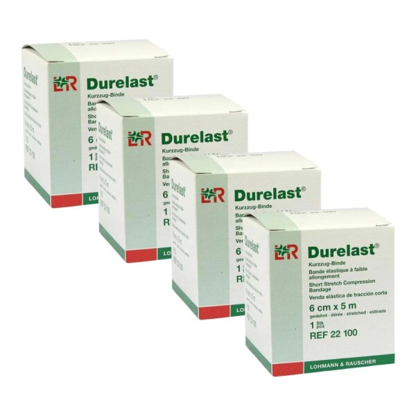 4 x Durelast 5 m x 6 cm Packung mit 1 Stück