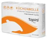 TAPIRA PLUS Küchenrolle, 2-lagig (4 Rollen)