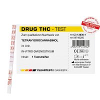 CLEARTEST Drug THC Teststreifen für Urinprobe 1...