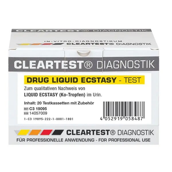 CLEARTEST Liquid Ecstasy GHB Urintest für professionelle Diagnostik 1 Test
