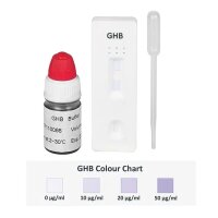 CLEARTEST Liquid Ecstasy GHB Urintest für professionelle Diagnostik 1 Test