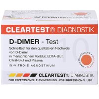 CLEARTEST D-Dimer Test Fibrinolyse 5 Stück Set