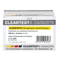 Cleartest Liquid Ecstasy GHB K.O.Tropfen Urintest Test (5 Stück)