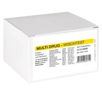 Cleartest Multi Drug Wischtest 12 Parameter | 5 Stück