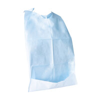 Sensilind Schutzlätzchen Esslätzchen mit Krümeltasche weiß  2 - lg. (100 Stück)